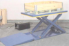 Flachhubtisch mit Vollplattform und Auffahrkeil